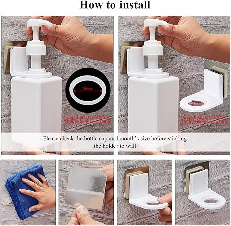 2 Piece Shower Gel Shampoo Hooks - Universal Accessories